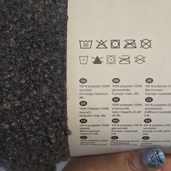 SANDBRODD Anthracite Throw Blanket - Picture 8 of 8